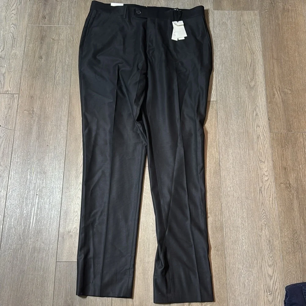 NWT! Banana Republic Black Signature Italian Hopsack Suit Pant - 🩷